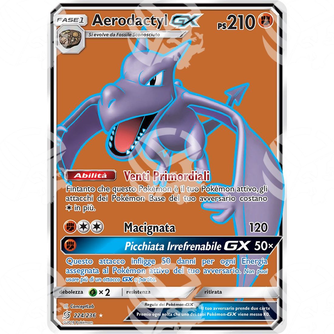 Sintonia Mentale - Aerodactyl GX - Secret Rare 224/236 - Warcard - Sintonia Mentale - Aerodactyl GX - Secret Rare 224/236 i prezzi più bassi sul mercato, solo da www.warcardshop.com! Carte singole, box, buste e mazzi.