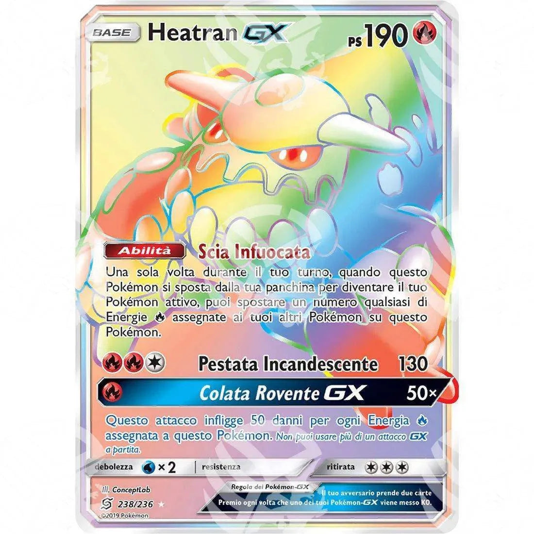 Sintonia Mentale - Heatran GX - Rainbow 238/236 - Warcard - Sintonia Mentale - Heatran GX - Rainbow 238/236 i prezzi più bassi sul mercato, solo da www.warcardshop.com! Carte singole, box, buste e mazzi.