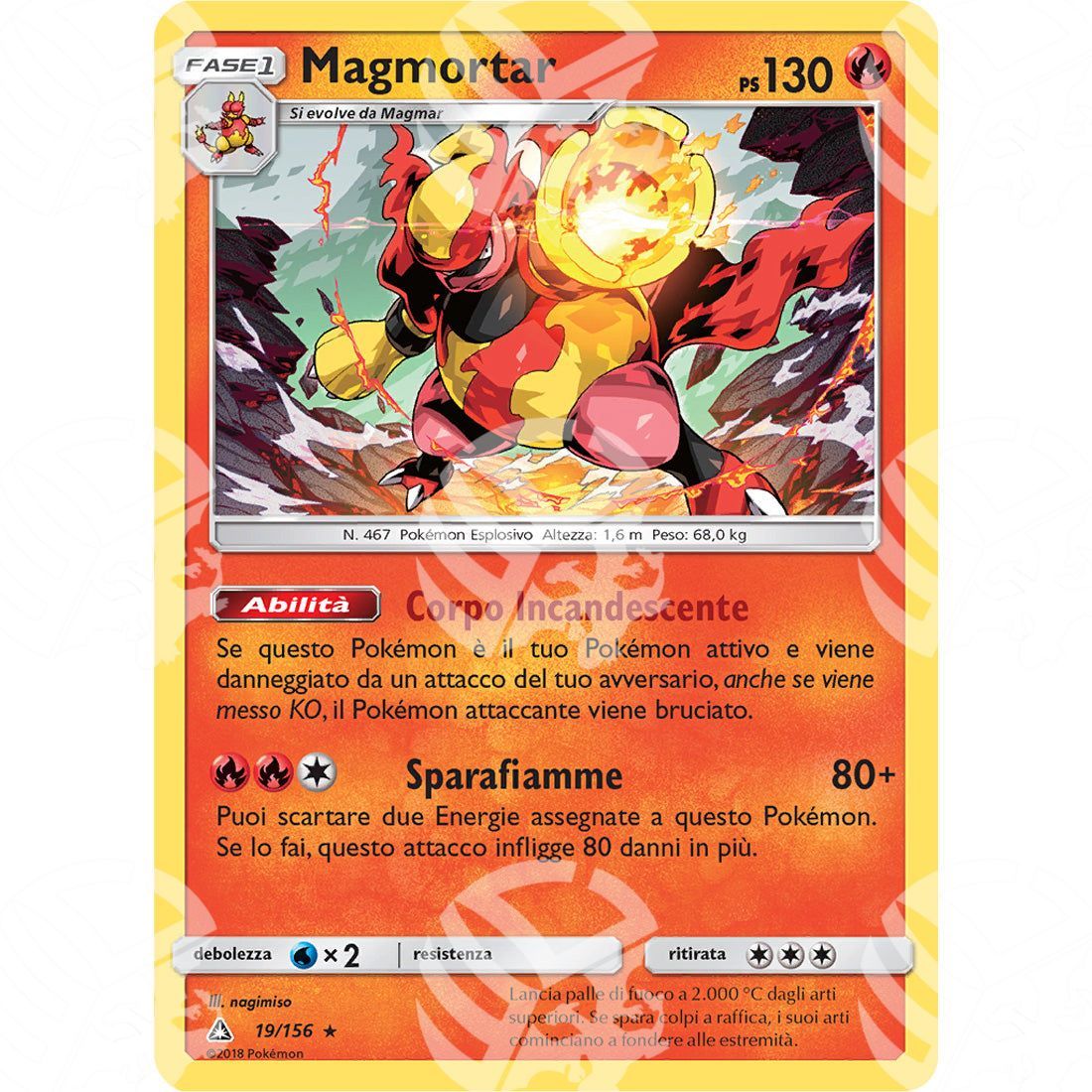 Ultraprisma - Magmortar - Holo Rare 19/156 - Warcard - Ultraprisma - Magmortar - Holo Rare 19/156 i prezzi più bassi sul mercato, solo da www.warcardshop.com! Carte singole, box, buste e mazzi.