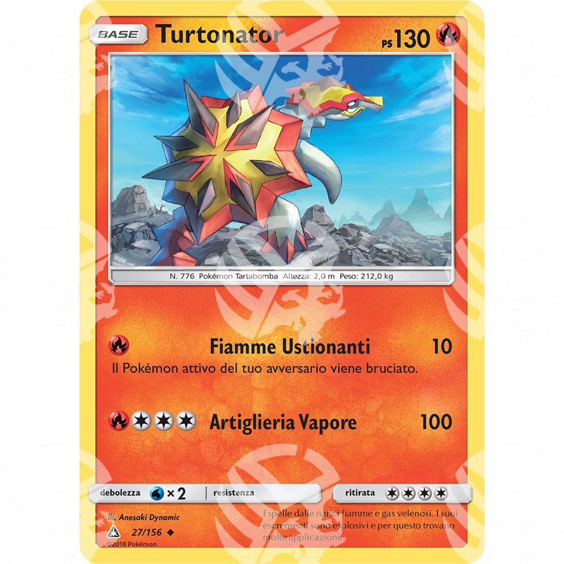 Ultraprisma - Turtonator - 27/156 - Warcard - Ultraprisma - Turtonator - 27/156 i prezzi più bassi sul mercato, solo da www.warcardshop.com! Carte singole, box, buste e mazzi.