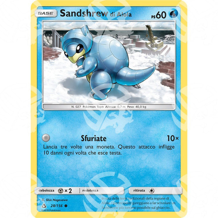 Ultraprisma - Alolan Sandshrew - 28/156 - Warcard - Ultraprisma - Alolan Sandshrew - 28/156 i prezzi più bassi sul mercato, solo da www.warcardshop.com! Carte singole, box, buste e mazzi.