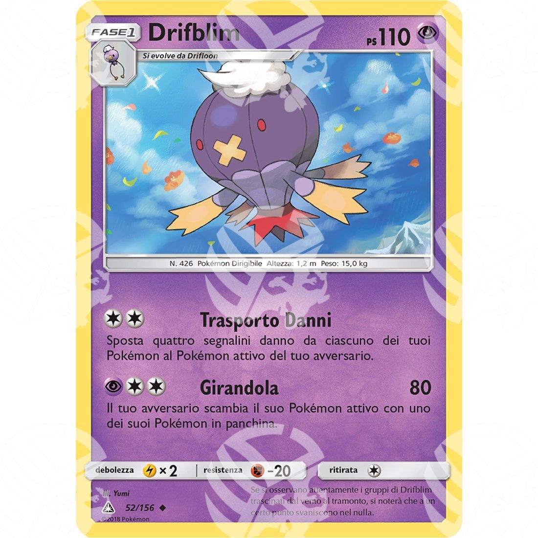 Ultraprisma - Drifblim - 52/156 - Warcard - Ultraprisma - Drifblim - 52/156 i prezzi più bassi sul mercato, solo da www.warcardshop.com! Carte singole, box, buste e mazzi.