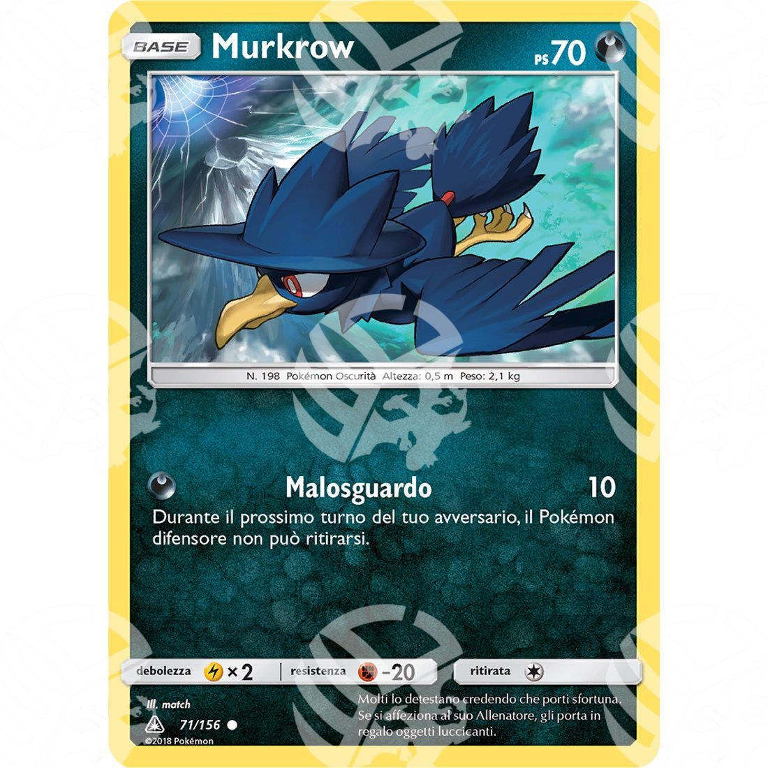 Ultraprisma - Murkrow - 71/156 - Warcard - Ultraprisma - Murkrow - 71/156 i prezzi più bassi sul mercato, solo da www.warcardshop.com! Carte singole, box, buste e mazzi.