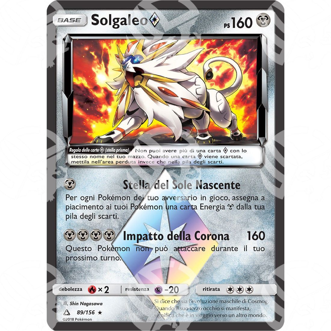 Ultraprisma - Solgaleo Prism Star - 89/156 - Warcard - Ultraprisma - Solgaleo Prism Star - 89/156 i prezzi più bassi sul mercato, solo da www.warcardshop.com! Carte singole, box, buste e mazzi.