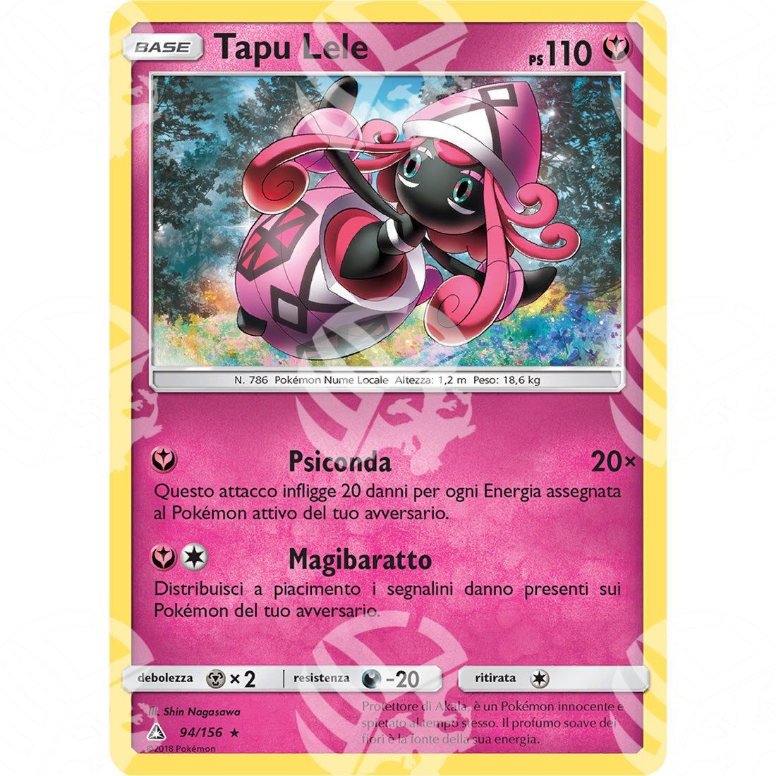 Ultraprisma - Tapu Lele - 94/156 - Warcard - Ultraprisma - Tapu Lele - 94/156 i prezzi più bassi sul mercato, solo da www.warcardshop.com! Carte singole, box, buste e mazzi.