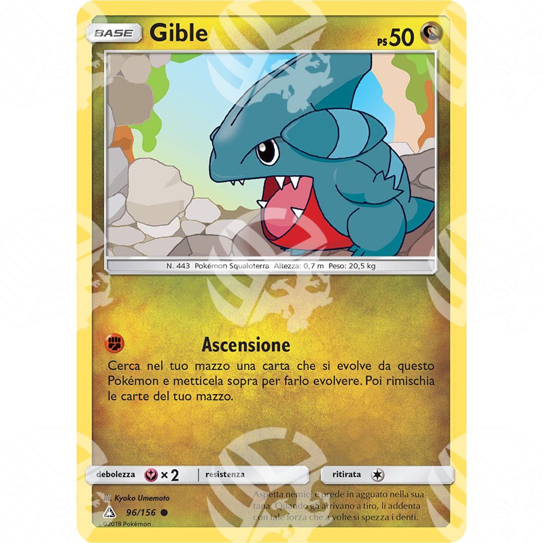 Ultraprisma - Gible - 96/156 - Warcard - Ultraprisma - Gible - 96/156 i prezzi più bassi sul mercato, solo da www.warcardshop.com! Carte singole, box, buste e mazzi.