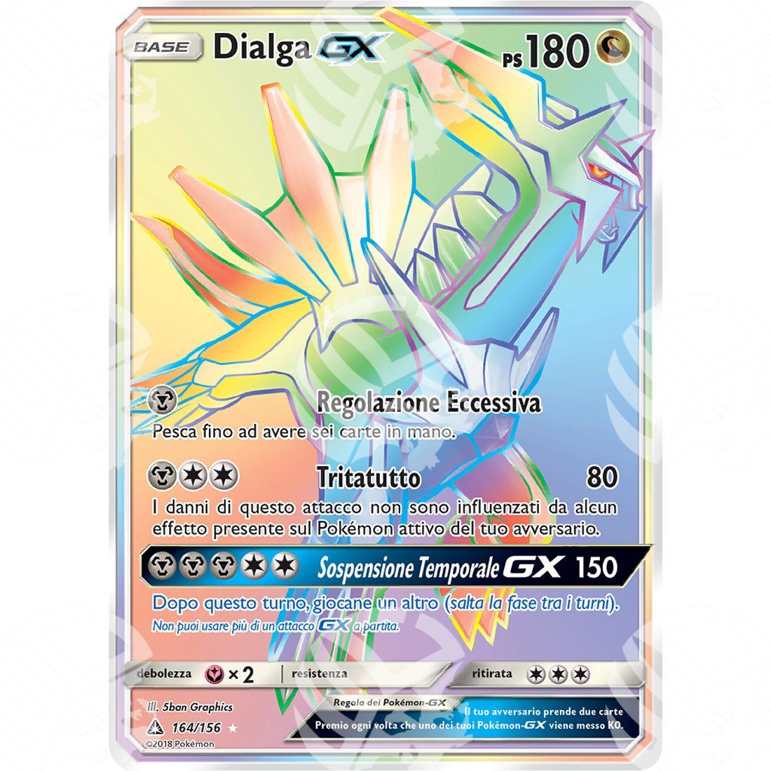 Ultraprisma - Dialga GX - Secret Rare 164/156 - Warcard - Ultraprisma - Dialga GX - Secret Rare 164/156 i prezzi più bassi sul mercato, solo da www.warcardshop.com! Carte singole, box, buste e mazzi.