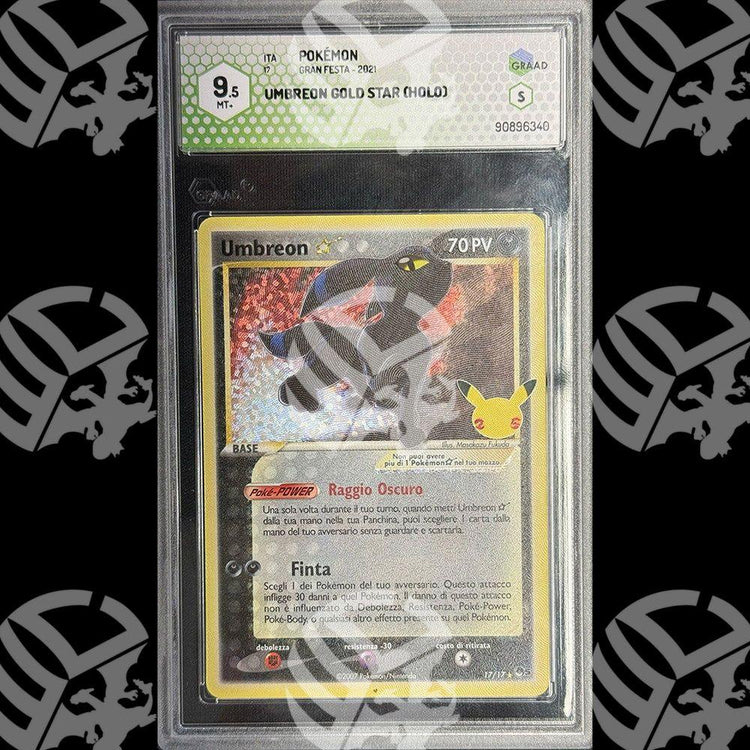 Umbreon Gold Star Gran Festa - GRAAD 9.5 - Warcard - Gradate i prezzi più bassi sul mercato, solo da www.warcardshop.com! Carte singole, box, buste e mazzi.