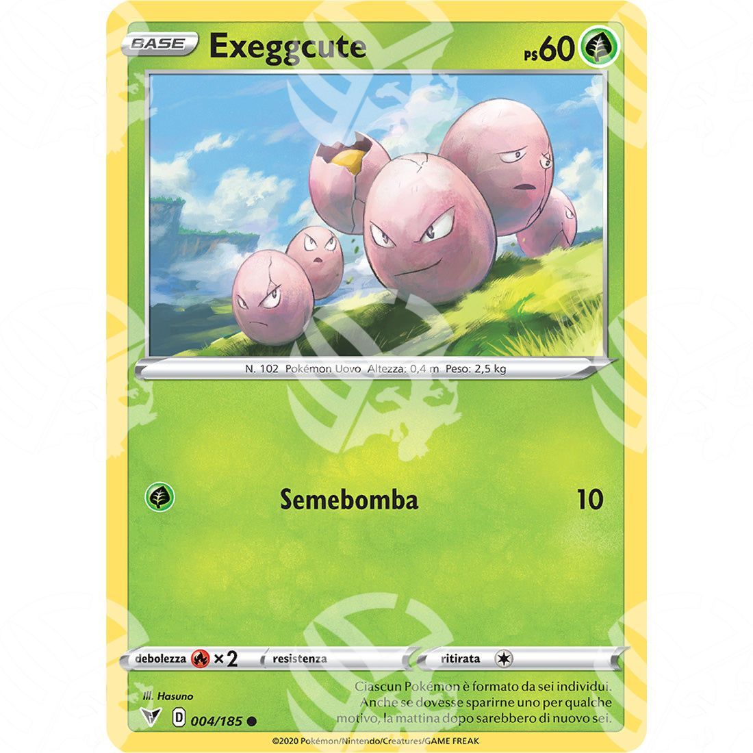 Voltaggio Sfolgorante - Exeggcute - 004/185 - Warcard - Voltaggio Sfolgorante - Exeggcute - 004/185 i prezzi più bassi sul mercato, solo da www.warcardshop.com! Carte singole, box, buste e mazzi.