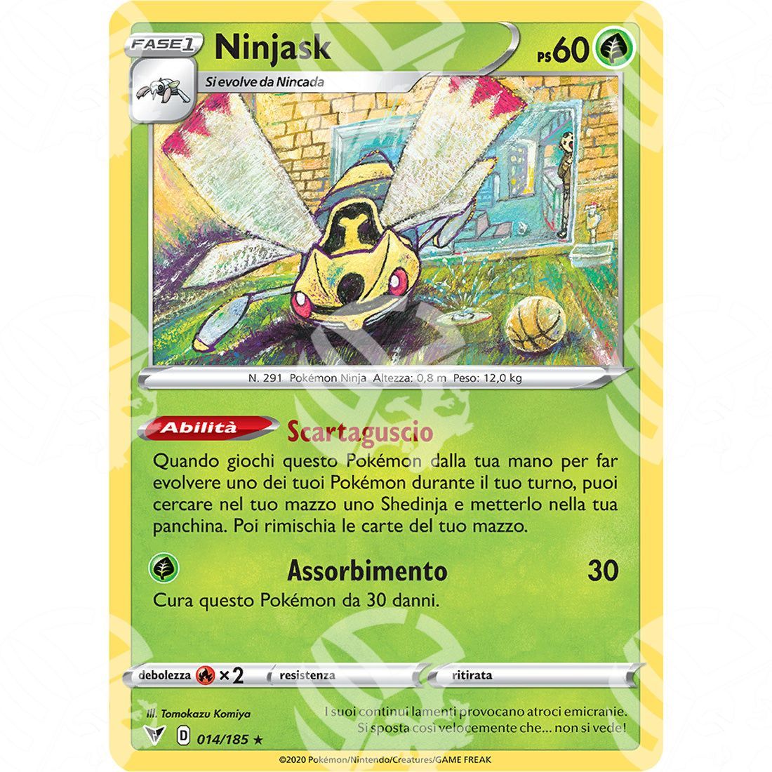 Voltaggio Sfolgorante - Ninjask - 014/185 - Warcard - Voltaggio Sfolgorante - Ninjask - 014/185 i prezzi più bassi sul mercato, solo da www.warcardshop.com! Carte singole, box, buste e mazzi.