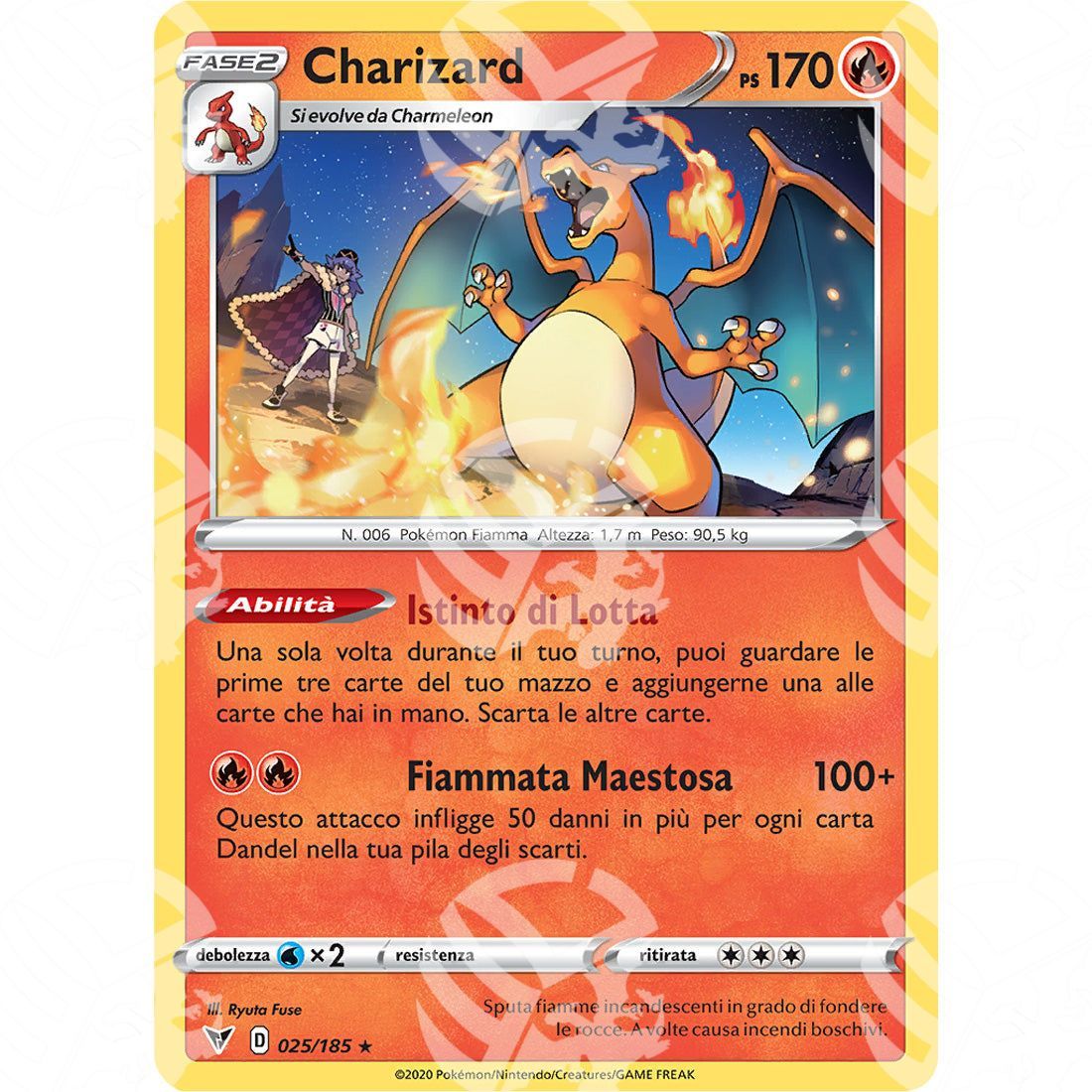 Voltaggio Sfolgorante - Charizard - 025/185 - Warcard - Voltaggio Sfolgorante - Charizard - 025/185 i prezzi più bassi sul mercato, solo da www.warcardshop.com! Carte singole, box, buste e mazzi.