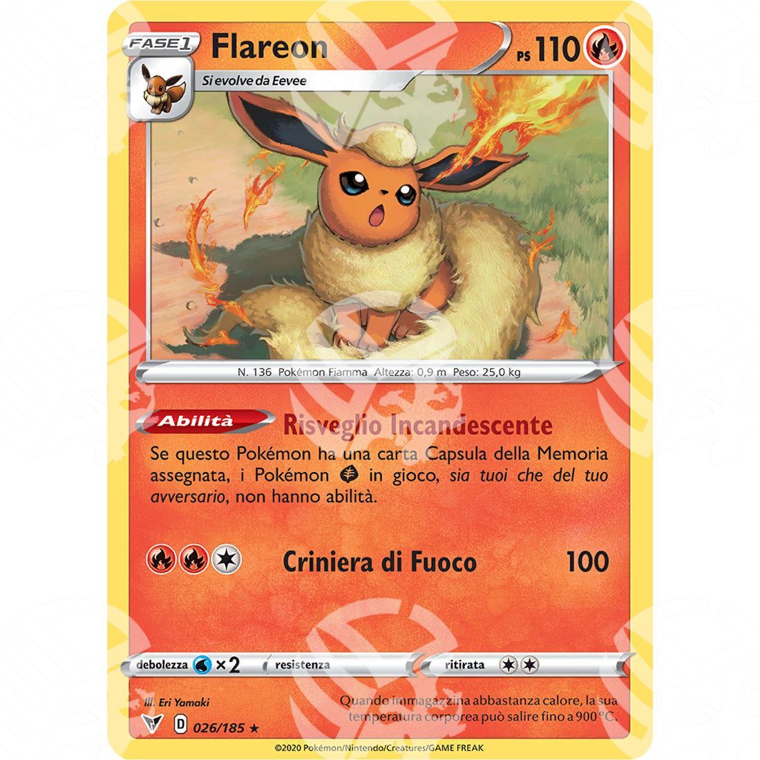 Voltaggio Sfolgorante - Flareon - 026/185 - Warcard - Voltaggio Sfolgorante - Flareon - 026/185 i prezzi più bassi sul mercato, solo da www.warcardshop.com! Carte singole, box, buste e mazzi.