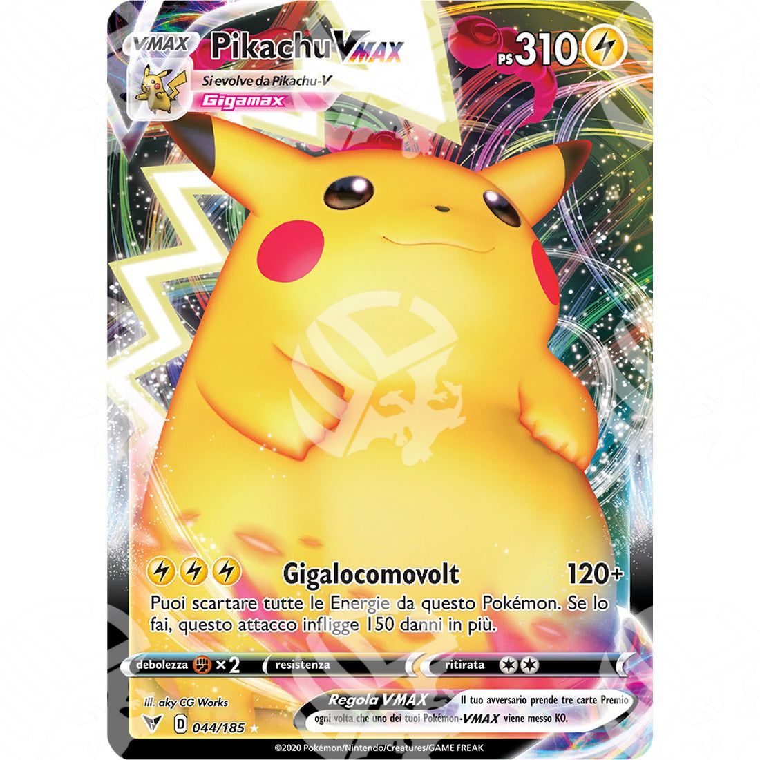 Voltaggio Sfolgorante - Pikachu VMAX - 044/185 - Warcard - Voltaggio Sfolgorante - Pikachu VMAX - 044/185 i prezzi più bassi sul mercato, solo da www.warcardshop.com! Carte singole, box, buste e mazzi.