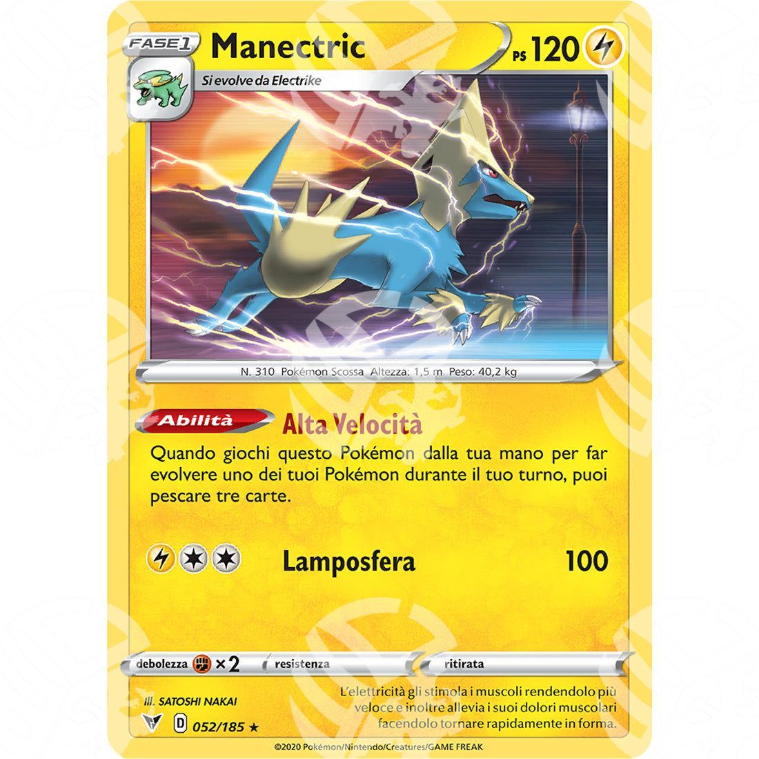 Voltaggio Sfolgorante - Manectric - 052/185 - Warcard - Voltaggio Sfolgorante - Manectric - 052/185 i prezzi più bassi sul mercato, solo da www.warcardshop.com! Carte singole, box, buste e mazzi.