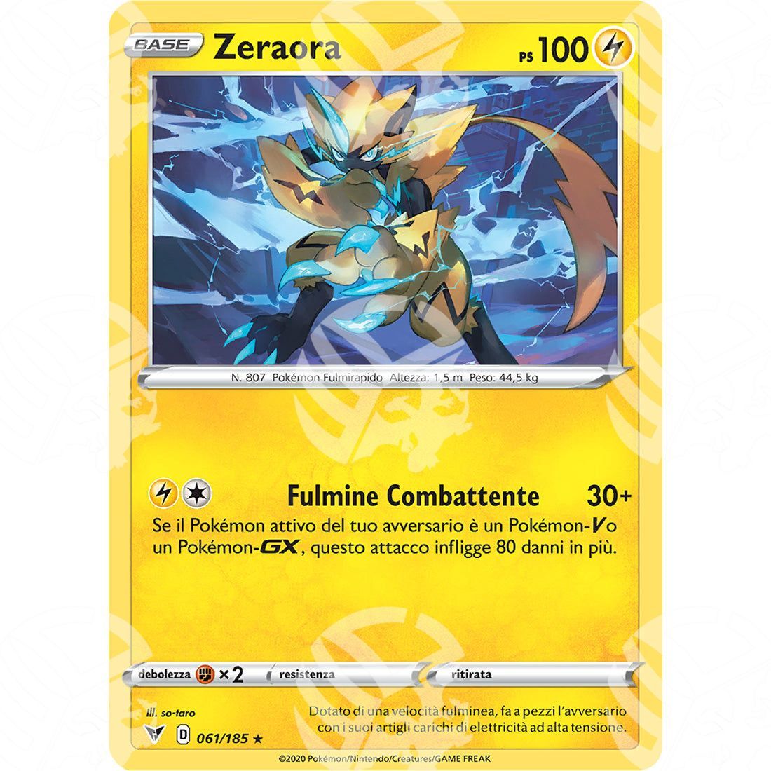 Voltaggio Sfolgorante - Zeraora - Holo Rare 061/185 - Warcard - Voltaggio Sfolgorante - Zeraora - Holo Rare 061/185 i prezzi più bassi sul mercato, solo da www.warcardshop.com! Carte singole, box, buste e mazzi.