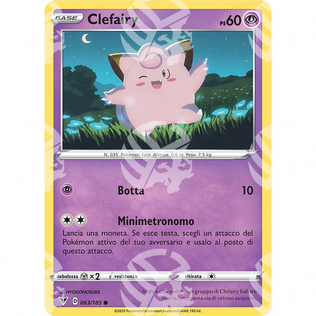 Voltaggio Sfolgorante - Clefairy - 063/185 - Warcard - Voltaggio Sfolgorante - Clefairy - 063/185 i prezzi più bassi sul mercato, solo da www.warcardshop.com! Carte singole, box, buste e mazzi.