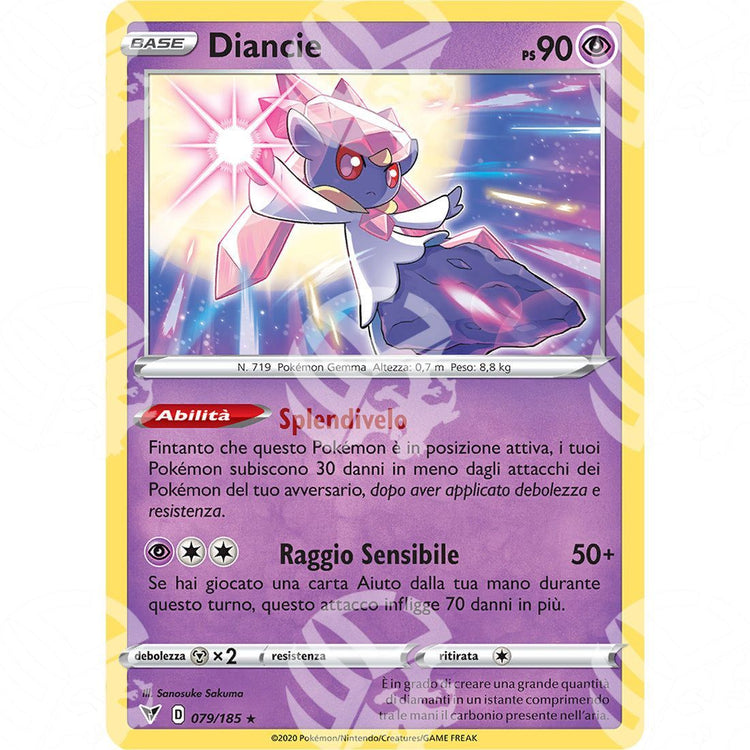 Voltaggio Sfolgorante - Diancie - Holo Rare 079/185 - Warcard - Voltaggio Sfolgorante - Diancie - Holo Rare 079/185 i prezzi più bassi sul mercato, solo da www.warcardshop.com! Carte singole, box, buste e mazzi.