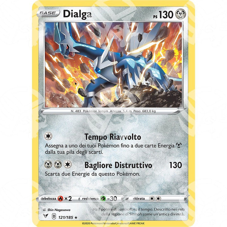 Voltaggio Sfolgorante - Dialga - Holo Rare 121/185 - Warcard - Voltaggio Sfolgorante - Dialga - Holo Rare 121/185 i prezzi più bassi sul mercato, solo da www.warcardshop.com! Carte singole, box, buste e mazzi.