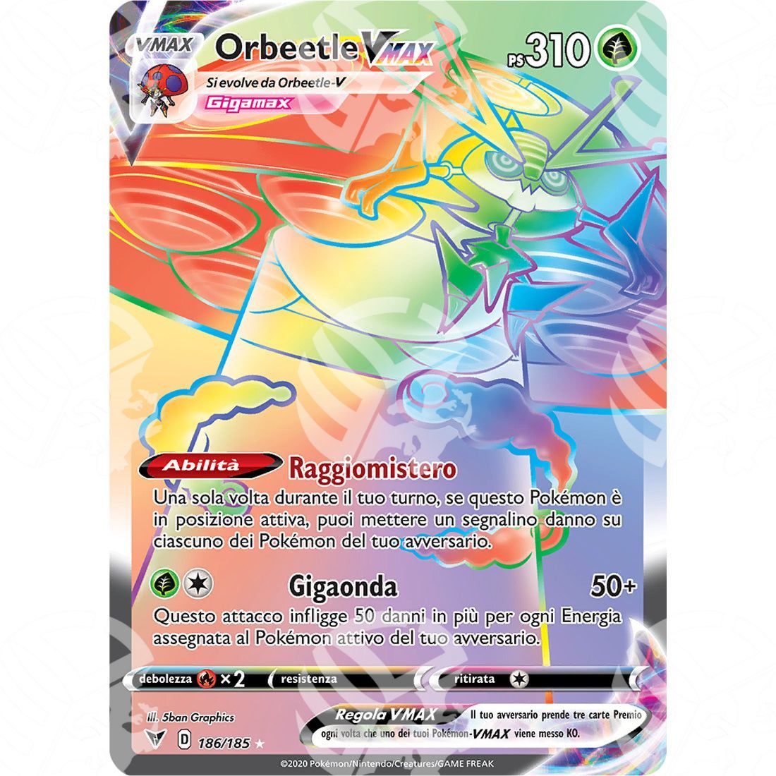 Voltaggio Sfolgorante - Orbeetle VMAX - Rainbow-Rare 186/185 - Warcard - Voltaggio Sfolgorante - Orbeetle VMAX - Rainbow-Rare 186/185 i prezzi più bassi sul mercato, solo da www.warcardshop.com! Carte singole, box, buste e mazzi.