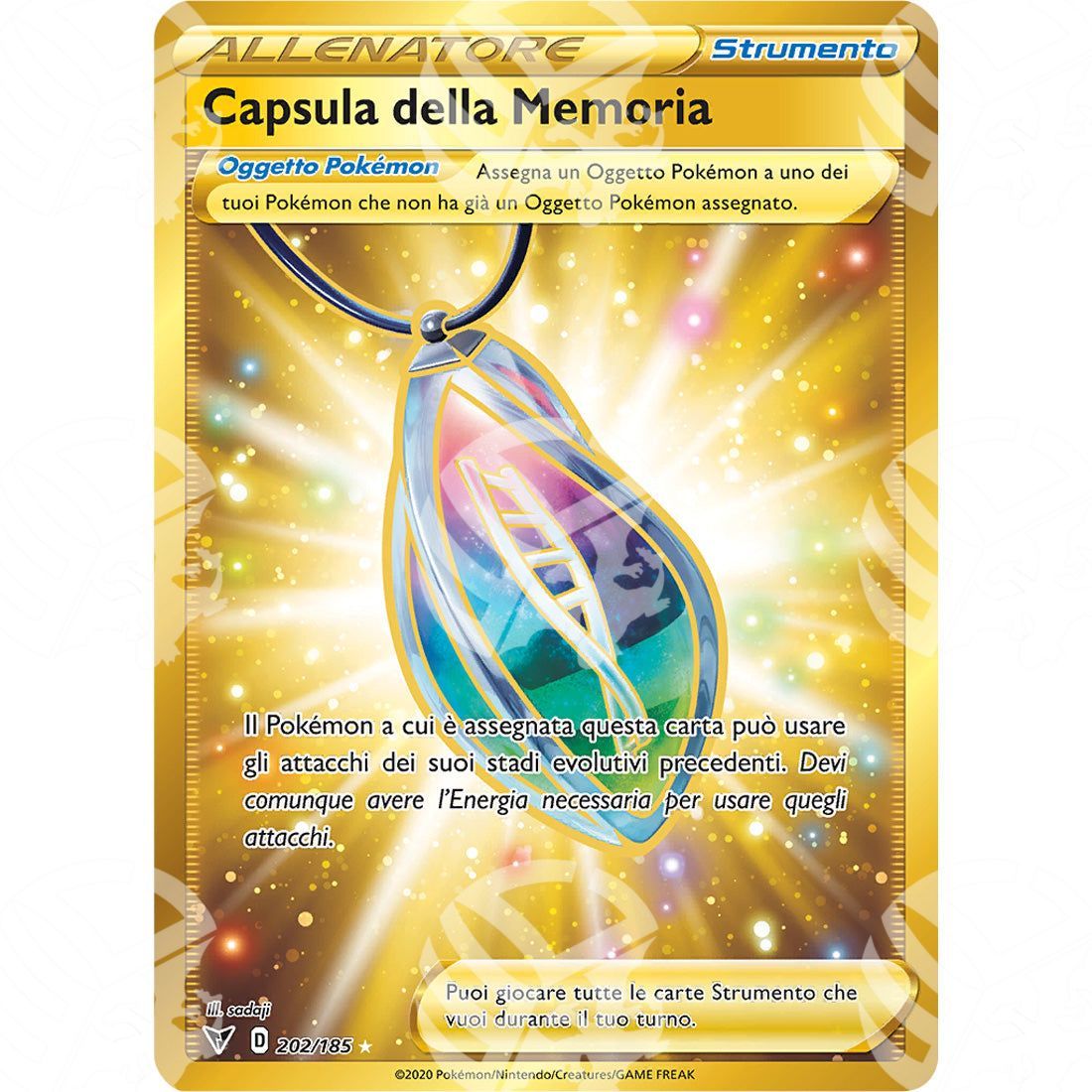 Voltaggio Sfolgorante - Memory Capsule - Secret Rare 202/185 - Warcard - Voltaggio Sfolgorante - Memory Capsule - Secret Rare 202/185 i prezzi più bassi sul mercato, solo da www.warcardshop.com! Carte singole, box, buste e mazzi.