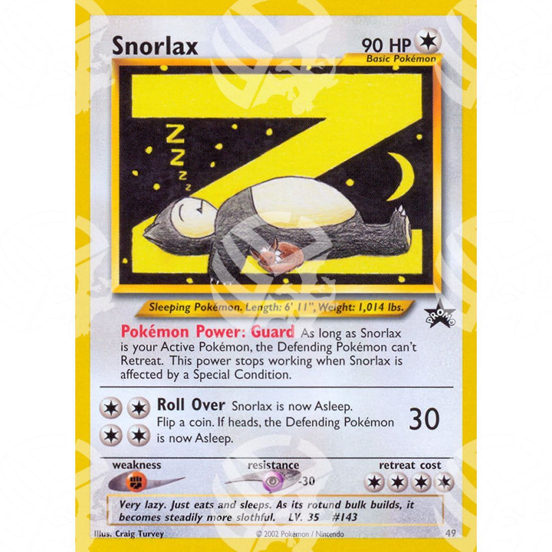 Wizards Black Star Promos - Snorlax - 49 - Warcard - Wizards Black Star Promos - Snorlax - 49 i prezzi più bassi sul mercato, solo da www.warcardshop.com! Carte singole, box, buste e mazzi.