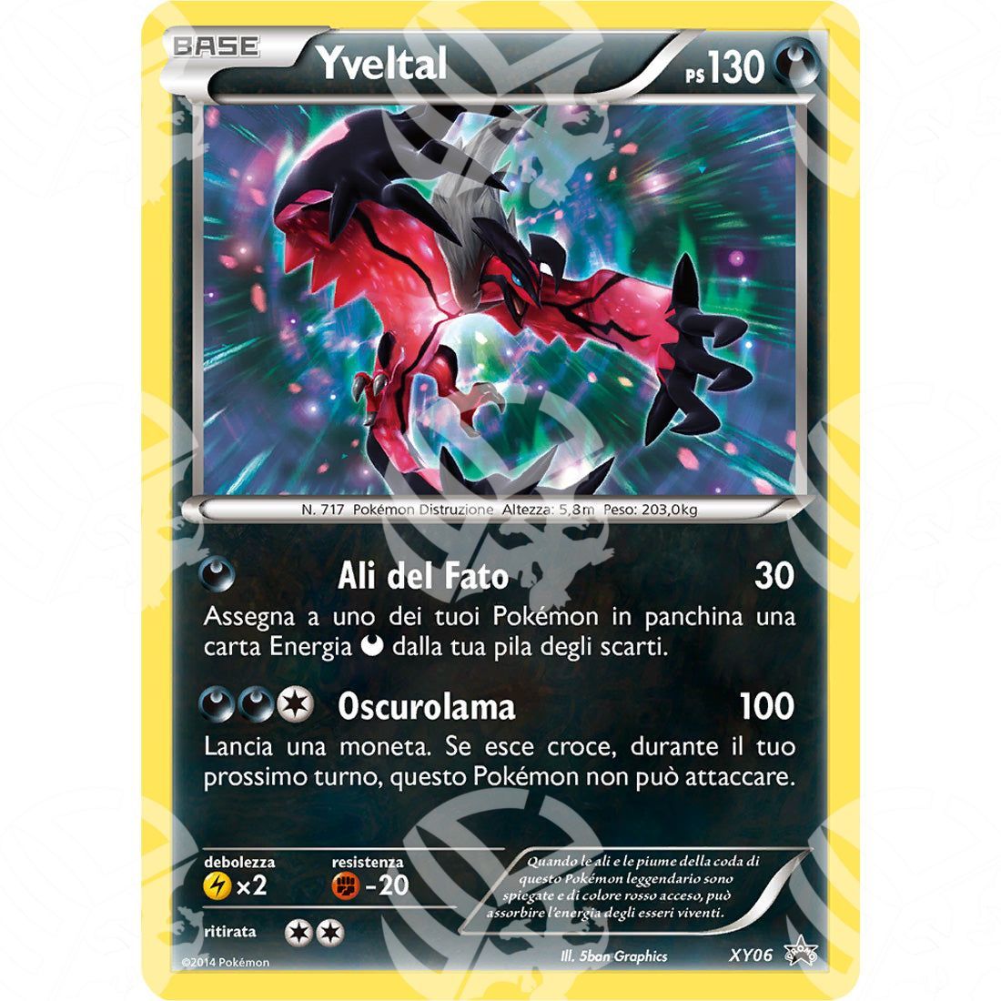 Black Star Promos - XY - Yveltal - Holo Promo XY06 - Warcard - Black Star Promos - XY - Yveltal - Holo Promo XY06 i prezzi più bassi sul mercato, solo da www.warcardshop.com! Carte singole, box, buste e mazzi.