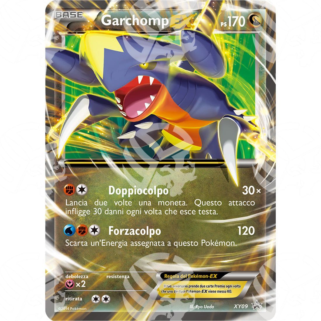 Black Star Promos - XY - Garchomp EX - Holo Promo XY09 - Warcard - Black Star Promos - XY - Garchomp EX - Holo Promo XY09 i prezzi più bassi sul mercato, solo da www.warcardshop.com! Carte singole, box, buste e mazzi.