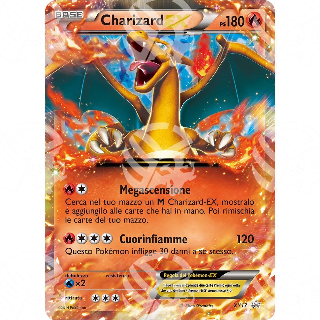 Black Star Promos - XY - Charizard EX - Holo Promo XY17 - Warcard - Black Star Promos - XY - Charizard EX - Holo Promo XY17 i prezzi più bassi sul mercato, solo da www.warcardshop.com! Carte singole, box, buste e mazzi.