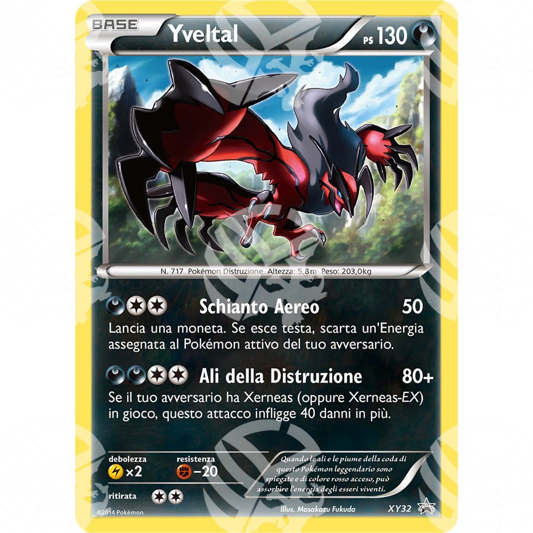 Black Star Promos - XY - Yveltal - Holo Promo XY32 - Warcard - Black Star Promos - XY - Yveltal - Holo Promo XY32 i prezzi più bassi sul mercato, solo da www.warcardshop.com! Carte singole, box, buste e mazzi.