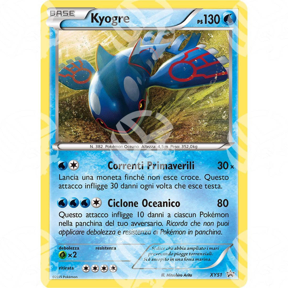 Black Star Promos - XY - Kyogre - Holo Promo XY51 - Warcard - Black Star Promos - XY - Kyogre - Holo Promo XY51 i prezzi più bassi sul mercato, solo da www.warcardshop.com! Carte singole, box, buste e mazzi.