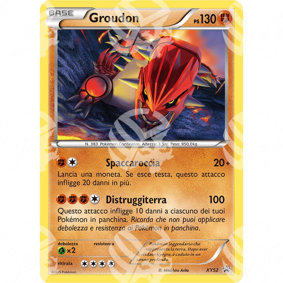 Black Star Promos - XY - Groudon - Holo Promo XY52 - Warcard - Black Star Promos - XY - Groudon - Holo Promo XY52 i prezzi più bassi sul mercato, solo da www.warcardshop.com! Carte singole, box, buste e mazzi.