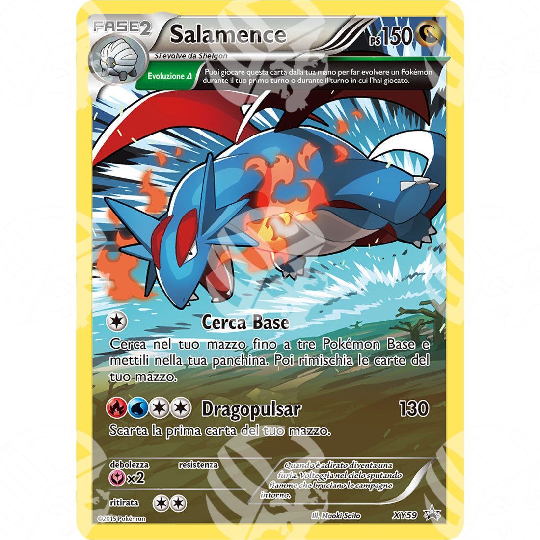 Black Star Promos - XY - Salamence - Holo Promo XY59 - Warcard - Black Star Promos - XY - Salamence - Holo Promo XY59 i prezzi più bassi sul mercato, solo da www.warcardshop.com! Carte singole, box, buste e mazzi.