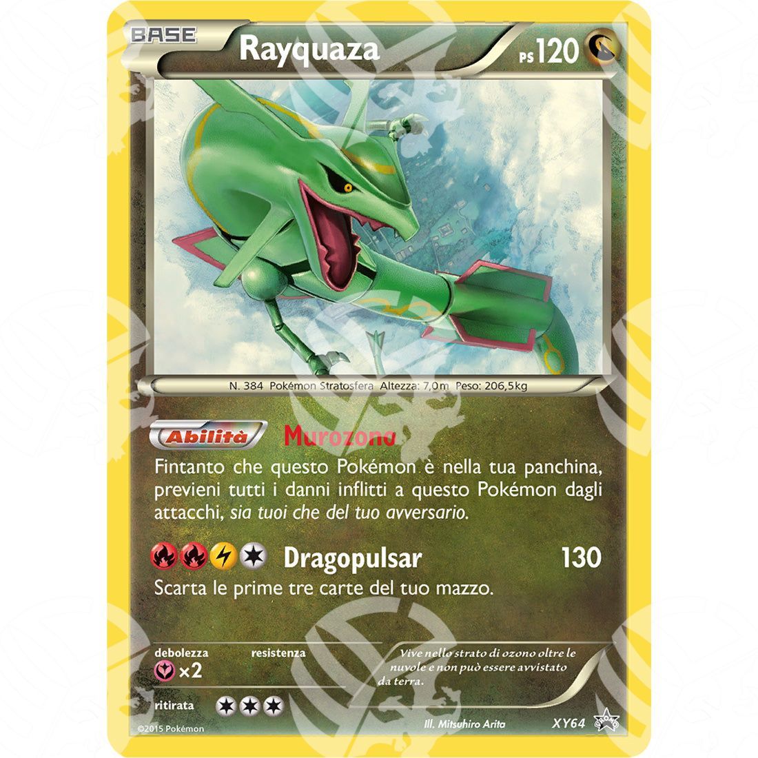 Black Star Promos - XY - Rayquaza - Holo Promo XY64 - Warcard - Black Star Promos - XY - Rayquaza - Holo Promo XY64 i prezzi più bassi sul mercato, solo da www.warcardshop.com! Carte singole, box, buste e mazzi.