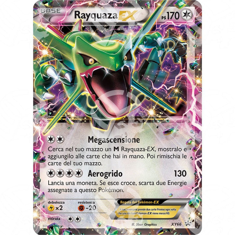 Black Star Promos - XY - Rayquaza EX - Holo Promo XY66 - Warcard - Black Star Promos - XY - Rayquaza EX - Holo Promo XY66 i prezzi più bassi sul mercato, solo da www.warcardshop.com! Carte singole, box, buste e mazzi.