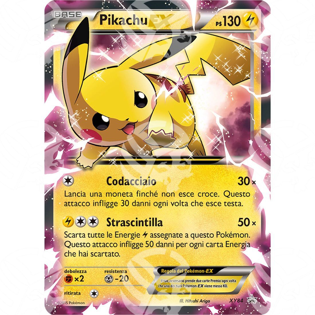 Black Star Promos - XY - Pikachu EX - Holo Promo XY84 - Warcard - Black Star Promos - XY - Pikachu EX - Holo Promo XY84 i prezzi più bassi sul mercato, solo da www.warcardshop.com! Carte singole, box, buste e mazzi.