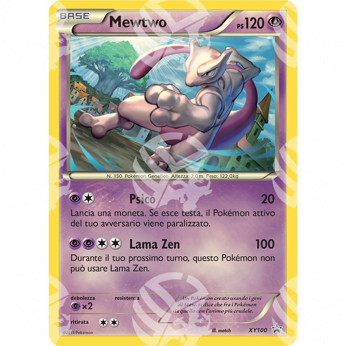 Black Star Promos - XY - Mewtwo - Holo Promo XY100 - Warcard - Black Star Promos - XY - Mewtwo - Holo Promo XY100 i prezzi più bassi sul mercato, solo da www.warcardshop.com! Carte singole, box, buste e mazzi.