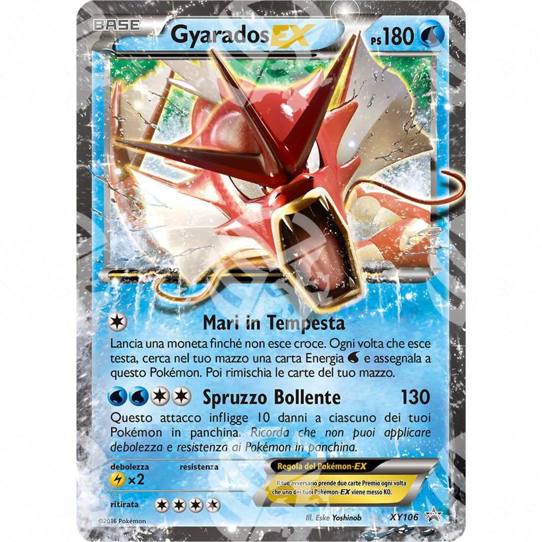 Black Star Promos - XY - Gyarados EX - Holo Promo XY106 - Warcard - Black Star Promos - XY - Gyarados EX - Holo Promo XY106 i prezzi più bassi sul mercato, solo da www.warcardshop.com! Carte singole, box, buste e mazzi.