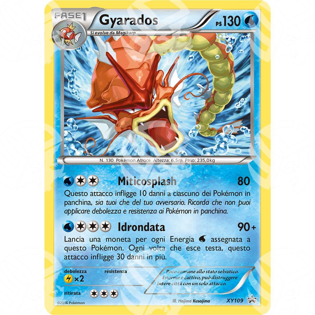 Black Star Promos - XY - Gyarados - Holo Promo XY109 - Warcard - Black Star Promos - XY - Gyarados - Holo Promo XY109 i prezzi più bassi sul mercato, solo da www.warcardshop.com! Carte singole, box, buste e mazzi.