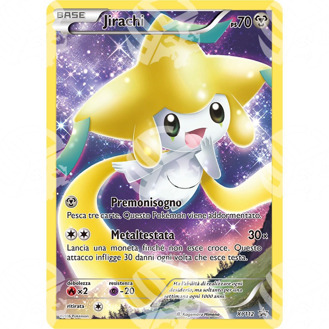 Black Star Promos - XY - Jirachi - Holo Promo XY112 - Warcard - Black Star Promos - XY - Jirachi - Holo Promo XY112 i prezzi più bassi sul mercato, solo da www.warcardshop.com! Carte singole, box, buste e mazzi.