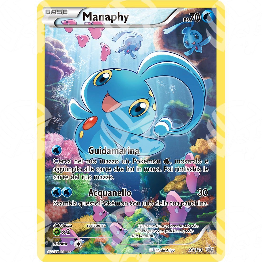 Black Star Promos - XY - Manaphy - Holo Promo XY113 - Warcard - Black Star Promos - XY - Manaphy - Holo Promo XY113 i prezzi più bassi sul mercato, solo da www.warcardshop.com! Carte singole, box, buste e mazzi.