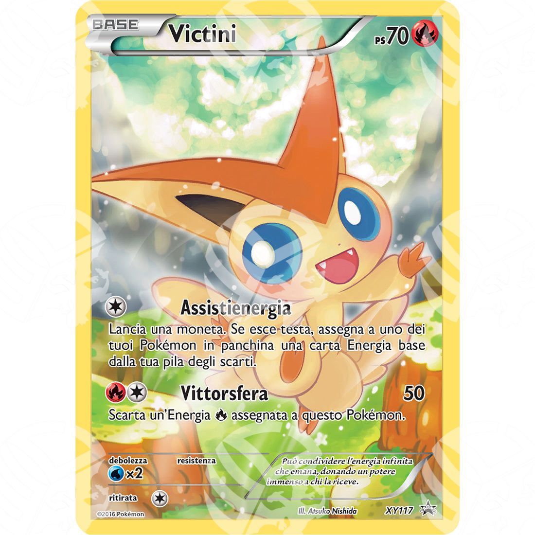 Black Star Promos - XY - Victini - Holo Promo XY117 - Warcard - Black Star Promos - XY - Victini - Holo Promo XY117 i prezzi più bassi sul mercato, solo da www.warcardshop.com! Carte singole, box, buste e mazzi.