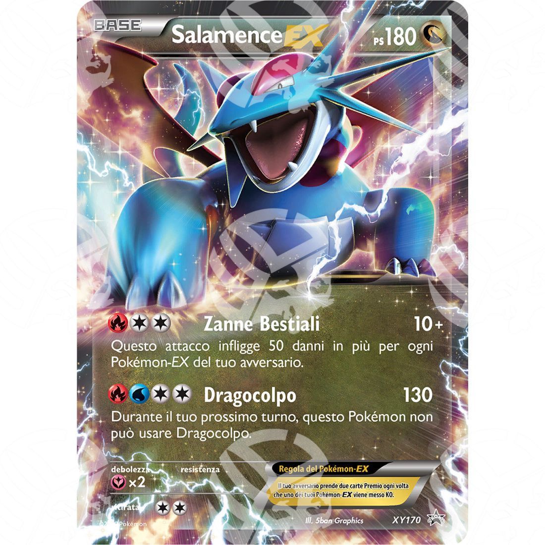 Black Star Promos - XY - Salamence EX - Holo Promo XY170 - Warcard - Black Star Promos - XY - Salamence EX - Holo Promo XY170 i prezzi più bassi sul mercato, solo da www.warcardshop.com! Carte singole, box, buste e mazzi.