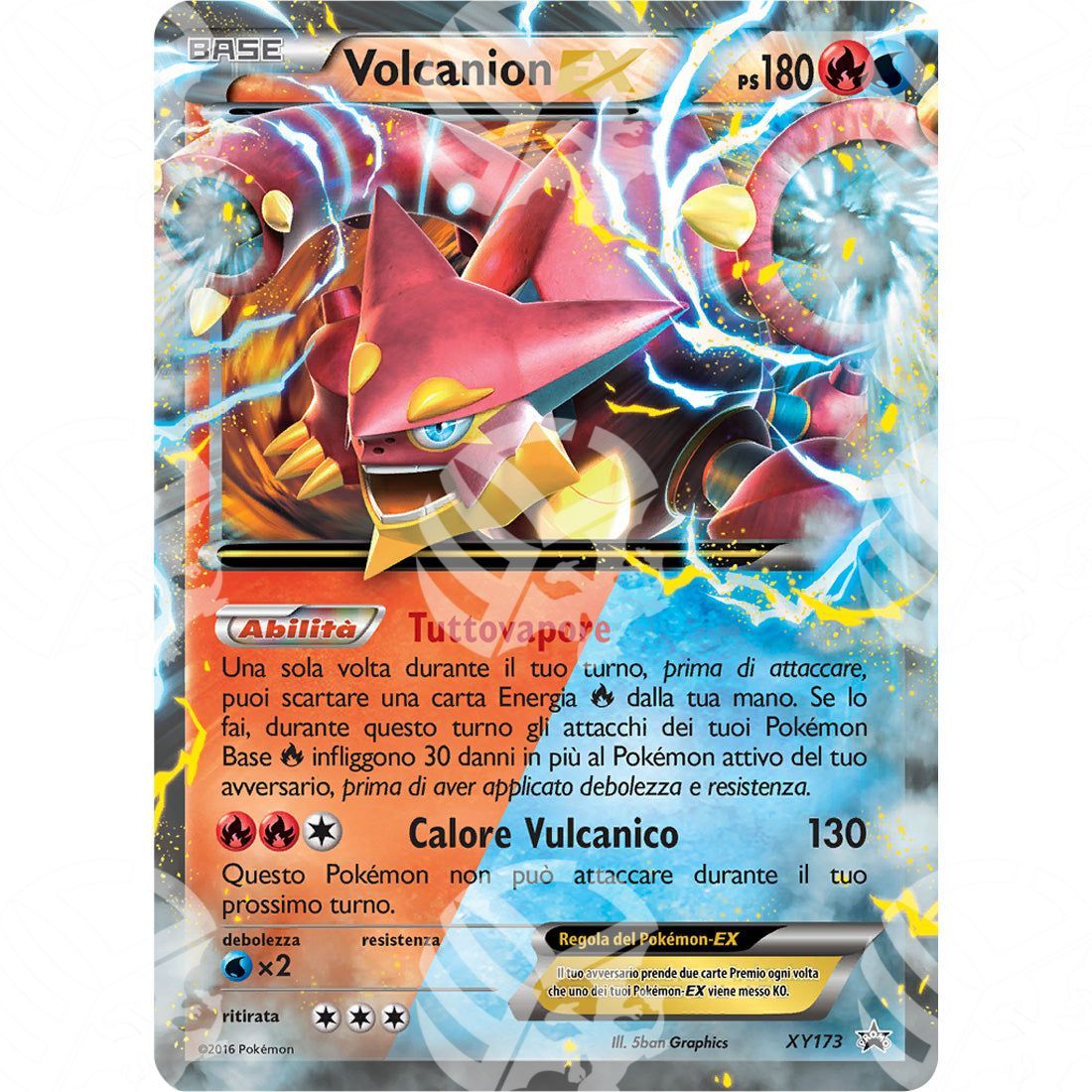 Black Star Promos - XY - Volcanion EX - Holo Promo XY173 - Warcard - Black Star Promos - XY - Volcanion EX - Holo Promo XY173 i prezzi più bassi sul mercato, solo da www.warcardshop.com! Carte singole, box, buste e mazzi.