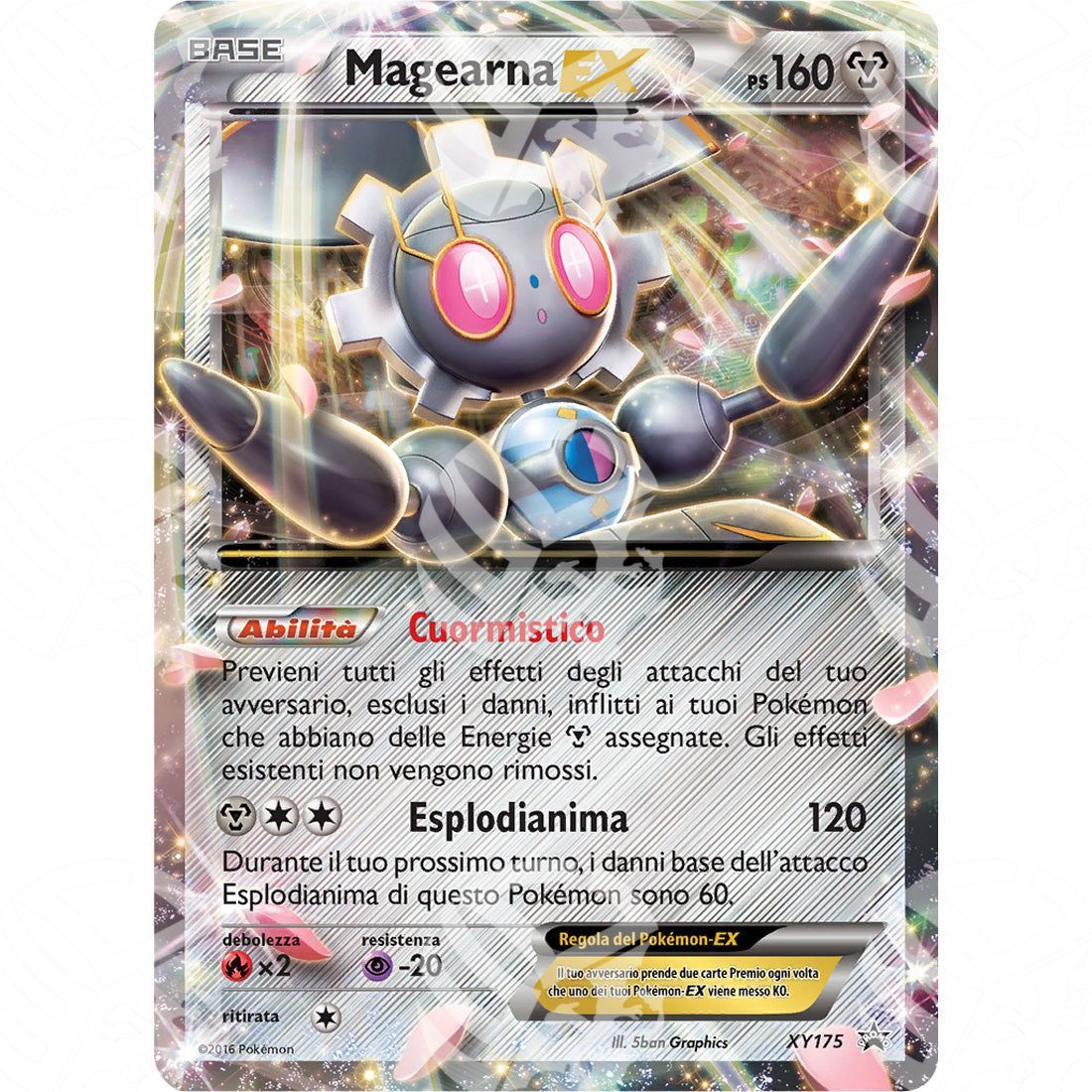 Black Star Promos - XY - Magearna EX - Holo Promo XY175 - Warcard - Black Star Promos - XY - Magearna EX - Holo Promo XY175 i prezzi più bassi sul mercato, solo da www.warcardshop.com! Carte singole, box, buste e mazzi.