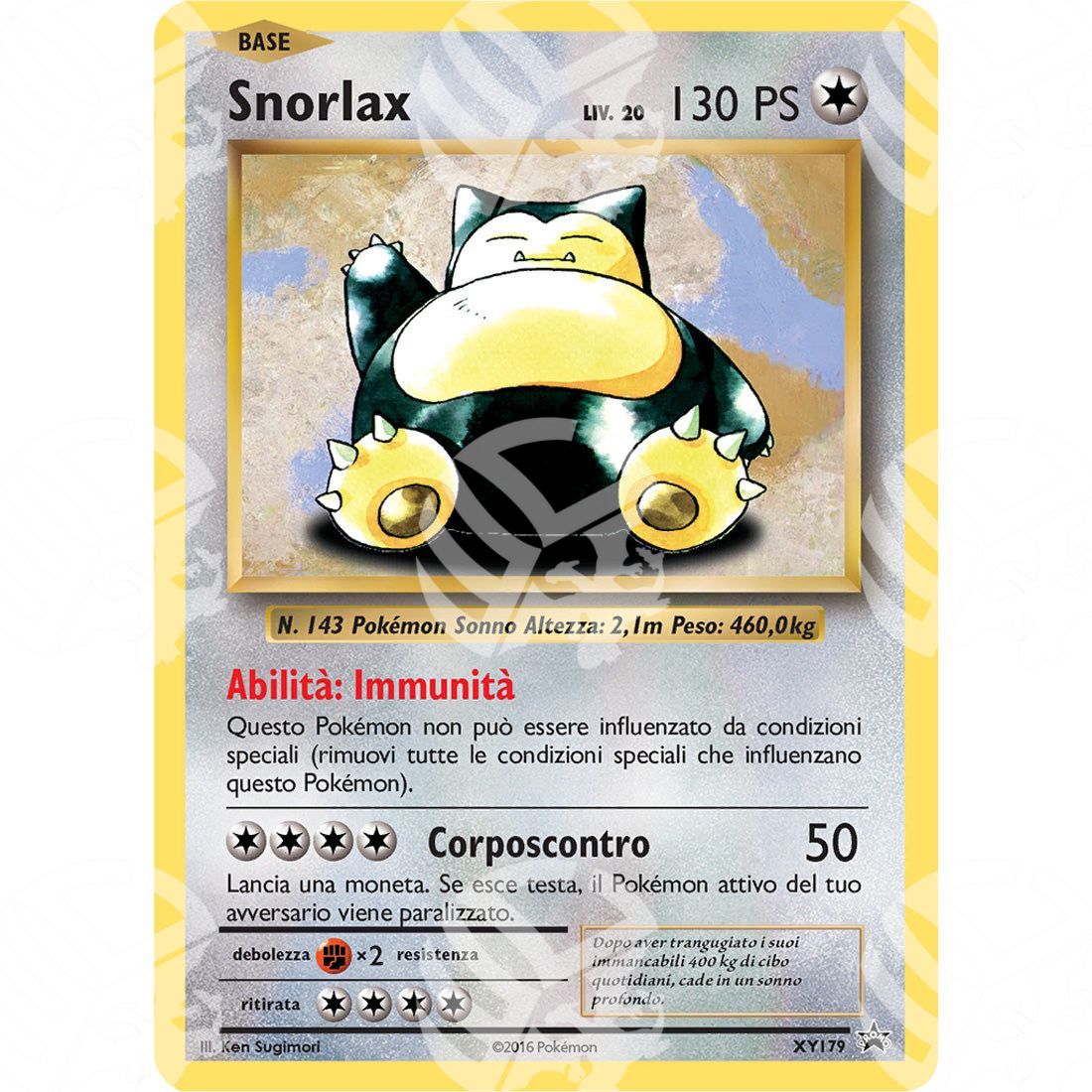 Black Star Promos - XY - Snorlax - Holo Promo XY179 - Warcard - Black Star Promos - XY - Snorlax - Holo Promo XY179 i prezzi più bassi sul mercato, solo da www.warcardshop.com! Carte singole, box, buste e mazzi.