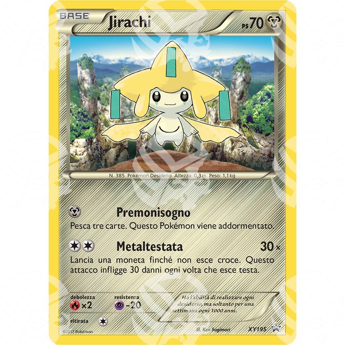 Black Star Promos - XY - Jirachi - Holo Promo XY195 - Warcard - Black Star Promos - XY - Jirachi - Holo Promo XY195 i prezzi più bassi sul mercato, solo da www.warcardshop.com! Carte singole, box, buste e mazzi.