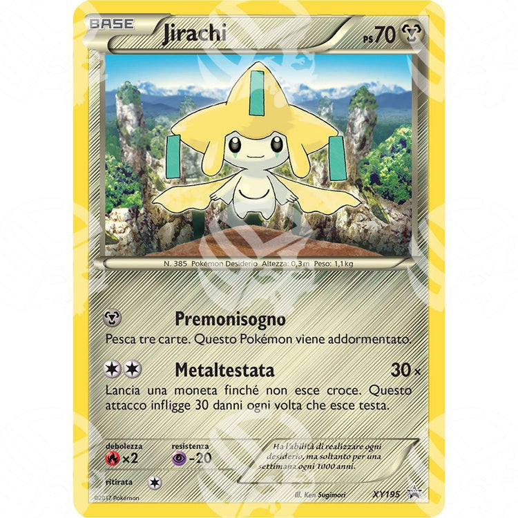 Black Star Promos - XY - Jirachi - Holo Promo XY195 - Warcard - Black Star Promos - XY - Jirachi - Holo Promo XY195 i prezzi più bassi sul mercato, solo da www.warcardshop.com! Carte singole, box, buste e mazzi.