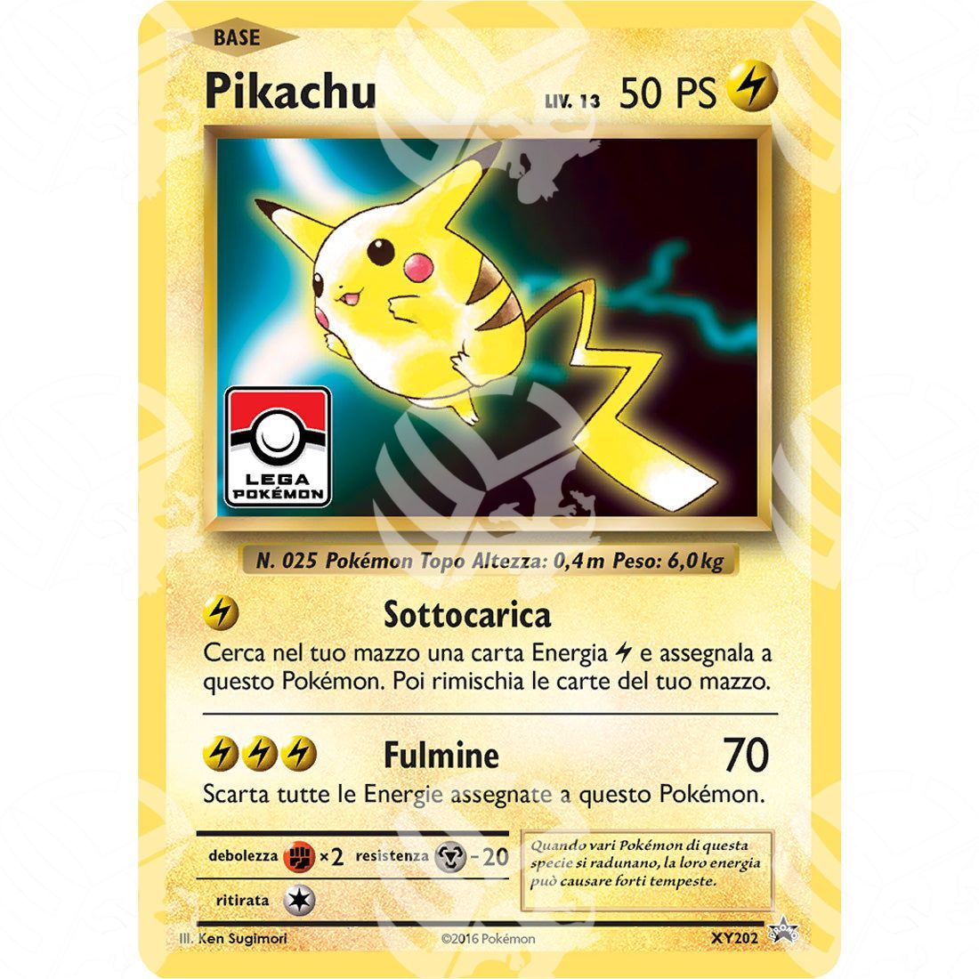 Black Star Promos - XY - Pikachu - Holo Promo XY202 - Warcard - Black Star Promos - XY - Pikachu - Holo Promo XY202 i prezzi più bassi sul mercato, solo da www.warcardshop.com! Carte singole, box, buste e mazzi.