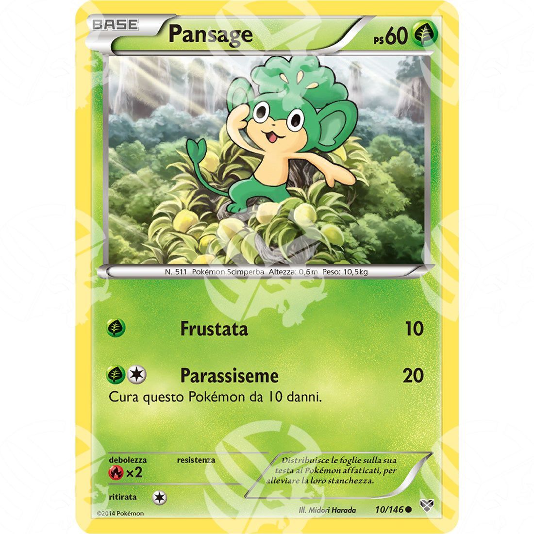 XY - Pansage - 10/146 - Warcard - XY - Pansage - 10/146 i prezzi più bassi sul mercato, solo da www.warcardshop.com! Carte singole, box, buste e mazzi.