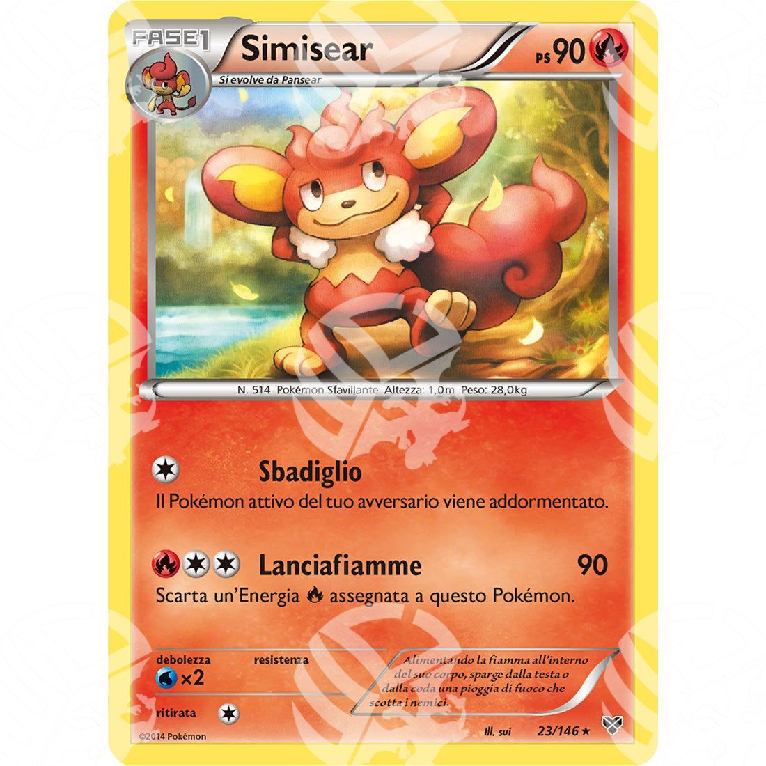 XY - Simisear - 23/146 - Warcard - XY - Simisear - 23/146 i prezzi più bassi sul mercato, solo da www.warcardshop.com! Carte singole, box, buste e mazzi.